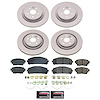 CRK8817 Genuine Geomet Coated Rotor & Low-Dust Ceramic Brake Pad Kit - image 1