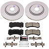 CRK8838 Genuine Geomet Coated Rotor & Low-Dust Ceramic Brake Pad Kit - image 1