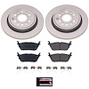 CRK8873 Genuine Geomet Coated Rotor & Low-Dust Ceramic Brake Pad Kit - image 1