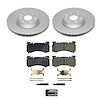 CRK8924 Genuine Geomet Coated Rotor & Low-Dust Ceramic Brake Pad Kit - image 1