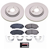 CRK8928 Genuine Geomet Coated Rotor & Low-Dust Ceramic Brake Pad Kit - image 1