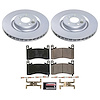 CRK8931 Genuine Geomet Coated Rotor & Low-Dust Ceramic Brake Pad Kit - image 1