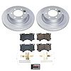 CRK8932 Genuine Geomet Coated Rotor & Low-Dust Ceramic Brake Pad Kit - image 1