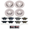 CRK8940 Genuine Geomet Coated Rotor & Low-Dust Ceramic Brake Pad Kit - image 1