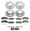 CRK8982 Genuine Geomet Coated Rotor & Low-Dust Ceramic Brake Pad Kit - image 1