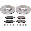 CRK8988 Genuine Geomet Coated Rotor & Low-Dust Ceramic Brake Pad Kit - image 1