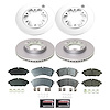 CRK9001 Genuine Geomet Coated Rotor & Low-Dust Ceramic Brake Pad Kit - image 1