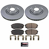 CRK9008 Genuine Geomet Coated Rotor & Low-Dust Ceramic Brake Pad Kit - image 1