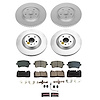 CRK9026 Genuine Geomet Coated Rotor & Carbon-Fiber Ceramic Brake Pad Kit - image 1