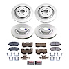 CRK9030 Genuine Geomet Coated Rotor & Low-Dust Ceramic Brake Pad Kit - image 1