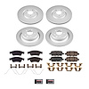CRK9063 Genuine Geomet Coated Rotor & Low-Dust Ceramic Brake Pad Kit - image 1
