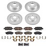 CRK9065 Genuine Geomet Coated Rotor & Low-Dust Ceramic Brake Pad Kit - image 1
