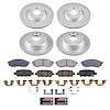 CRK9075 Genuine Geomet Coated Rotor & Low-Dust Ceramic Brake Pad Kit - image 1