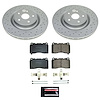 CRK9080 Genuine Geomet Coated Rotor & Low-Dust Ceramic Brake Pad Kit - image 1