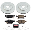 CRK9104 Genuine Geomet Coated Rotor & Low-Dust Ceramic Brake Pad Kit - image 1