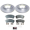 CRK9105 Genuine Geomet Coated Rotor & Low-Dust Ceramic Brake Pad Kit