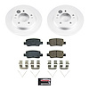 CRK9106 Genuine Geomet Coated Rotor & Low-Dust Ceramic Brake Pad Kit - image 1