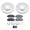 CRK9109 Genuine Geomet Coated Rotor & Low-Dust Ceramic Brake Pad Kit - image 1