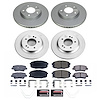 CRK9140 Genuine Geomet Coated Rotor & Low-Dust Ceramic Brake Pad Kit - image 1