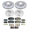 CRK9170 Genuine Geomet Coated Rotor & Low-Dust Ceramic Brake Pad Kit - image 1