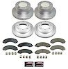 CRK9190 Genuine Geomet Coated Rotor & Low-Dust Ceramic Brake Pad Kit - image 1