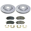 CRK9206 Genuine Geomet Coated Rotor & Low-Dust Ceramic Brake Pad Kit - image 1