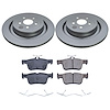 CRK9211 Genuine Geomet Coated Rotor & Low-Dust Ceramic Brake Pad Kit - image 1