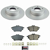 CRK9217 Genuine Geomet Coated Rotor & Low-Dust Ceramic Brake Pad Kit - image 1