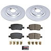CRK9221 Genuine Geomet Coated Rotor & Low-Dust Ceramic Brake Pad Kit