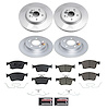 CRK9233 Genuine Geomet Coated Rotor & Low-Dust Ceramic Brake Pad Kit - image 1