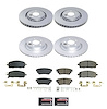 CRK9236 Genuine Geomet Coated Rotor & Low-Dust Ceramic Brake Pad Kit - image 1