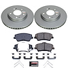 CRK9239 Genuine Geomet Coated Rotor & Low-Dust Ceramic Brake Pad Kit