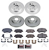 CRK9247 Genuine Geomet Coated Rotor & Low-Dust Ceramic Brake Pad Kit - image 1