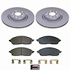CRK9266 Genuine Geomet Coated Rotor & Low-Dust Ceramic Brake Pad Kit - image 1