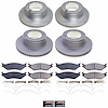 CRK9269 Genuine Geomet Coated Rotor & Low-Dust Ceramic Brake Pad Kit