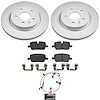 CRK9300 Genuine Geomet Coated Rotor & Low-Dust Ceramic Brake Pad Kit - image 1