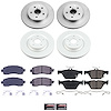 CRK9316 Genuine Geomet Coated Rotor & Low-Dust Ceramic Brake Pad Kit - image 1