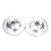 Power Stop Drilled And Slotted Brake Rotor - image 1