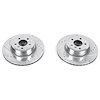 Power Stop Drilled And Slotted Brake Rotor - image 1