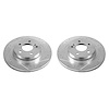 Power Stop Drilled and Slotted Brake Rotors Rear - image 1