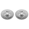 Cross-Drilled and Slotted Brake Rotors Front - image 1