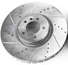 Drilled And Slotted Front Brake Rotor Fits Select Late Model Land Rover Models [Left/Driver Side]