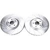 Cross-Drilled and Slotted Brake Rotors Front - image 1