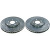 EBR1826XPR Front Drilled, Slotted & Zinc Plated Brake Rotor Pair, Includes EBR1826XL & EBR1826XR - image 2