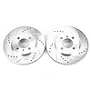 Power Stop Drilled And Slotted Brake Rotor - image 1