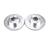 Power Stop Drilled And Slotted Brake Rotor - image 1