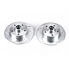 Power Stop Drilled And Slotted Brake Rotor - image 1