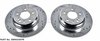 Power Stop drilled and slotted rotors give you the advantages of both drilled holes for cooling and - image 2