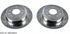 Power Stop drilled and slotted rotors give you the advantages of both drilled holes for cooling and - image 2