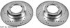Power Stop drilled and slotted rotors give you the advantages of both drilled holes for cooling and - image 2